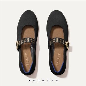 Rothy's Black Mary Jane Flats